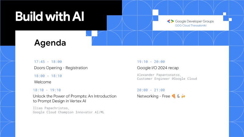 Εκδήλωση Build with AI - 29/05/2024