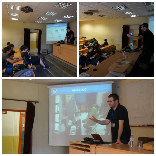 Παρουσίαση στο Τμήμα Μηχανικών Πληροφορικής του Αλεξάνδρειου ΤΕΙ Θεσσαλονίκης