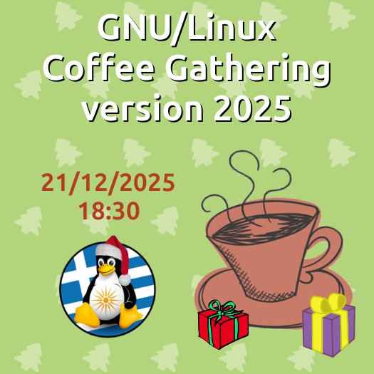 GNU/Linux Coffee Gathering version 2025
