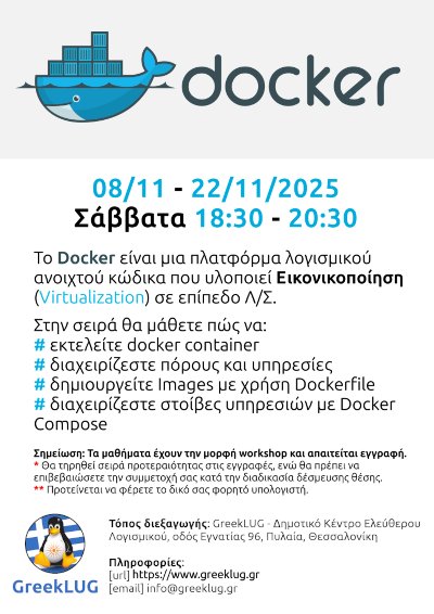 Σειρά μαθημάτων Docker